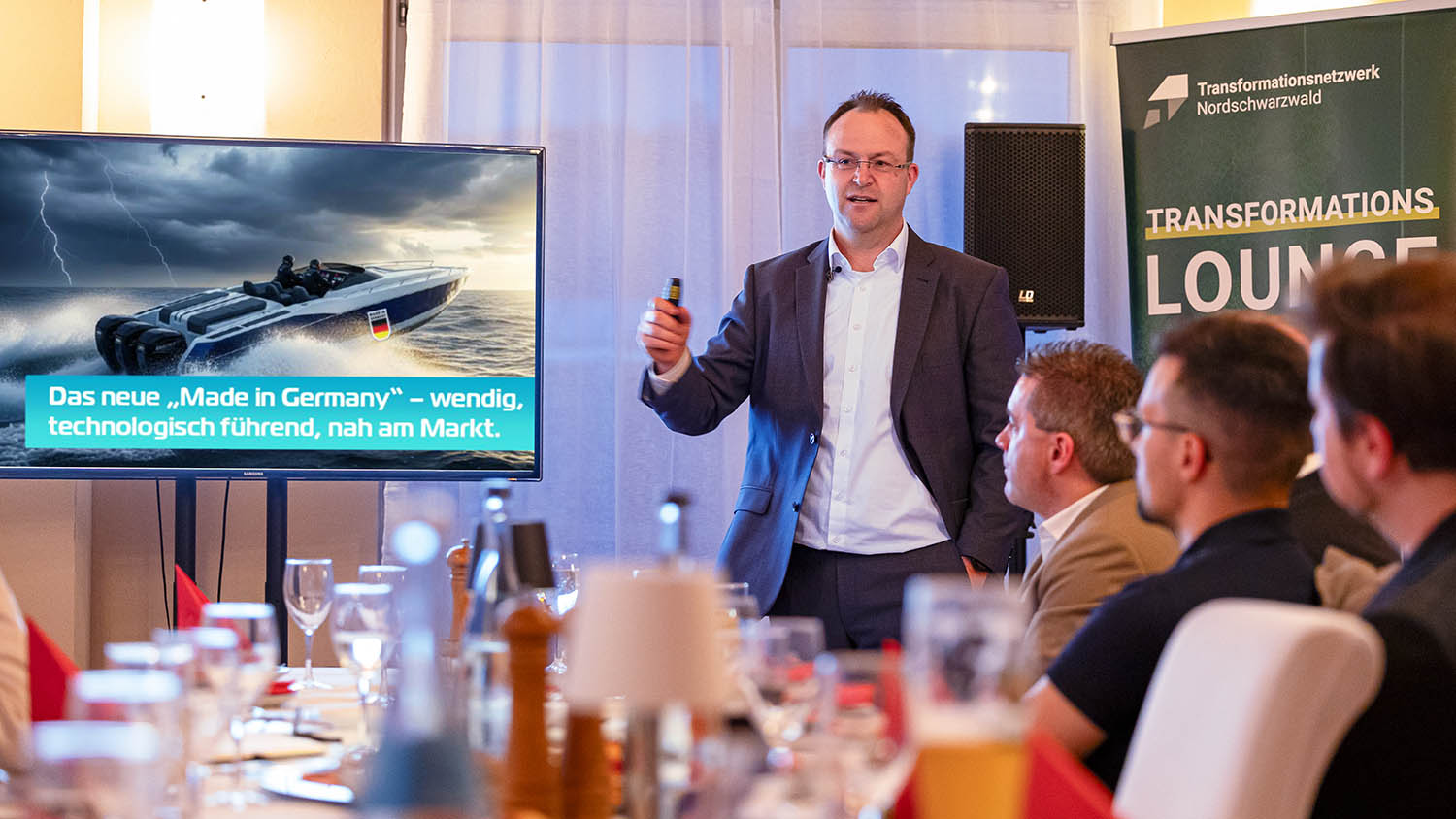 Transformationslounge mit Marcel Nagel.
(c)Foto: Gerd Lache