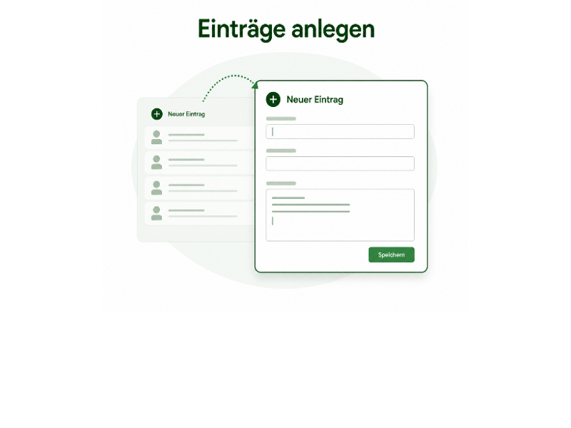 Eigene Einträge auf der Arbeitsmarkt-Drehscheibe anlegen